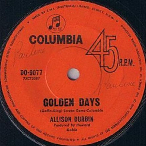 Allison Durbin – Golden Days (LP, Vinyl Record Album)