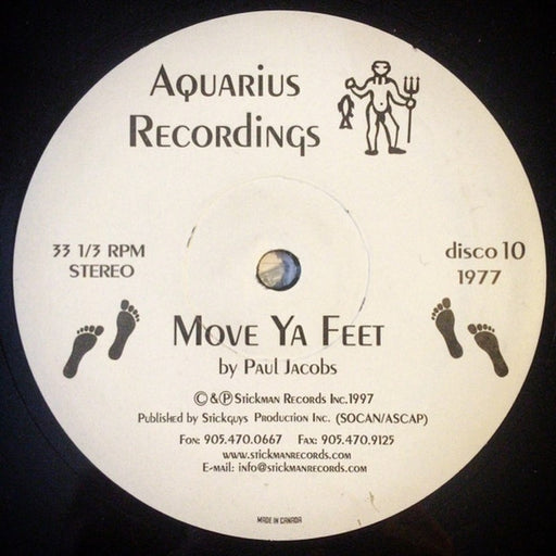 Paul Jacobs – Move Ya Feet (LP, Vinyl Record Album)