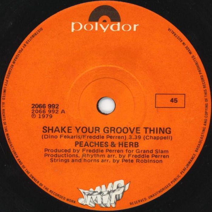 Peaches & Herb – Shake Your Groove Thing (LP, Vinyl Record Album)