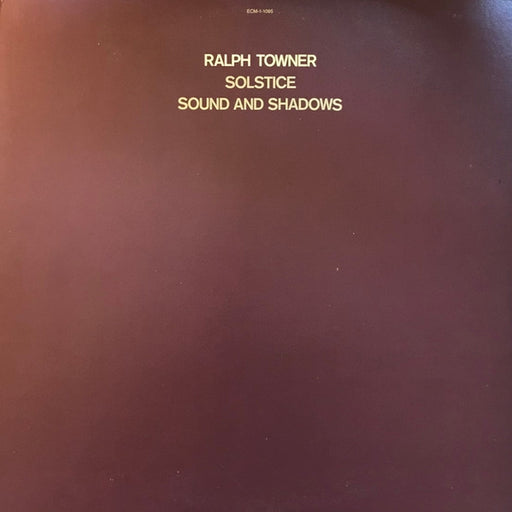 Ralph Towner – Solstice / Sound And Shadows (LP, Vinyl Record Album)