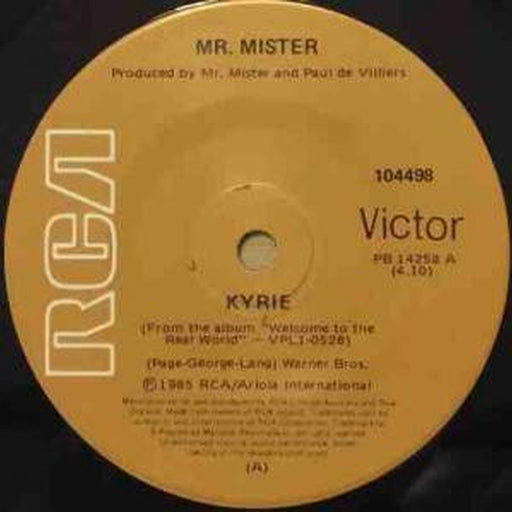 Mr. Mister – Kyrie (LP, Vinyl Record Album)