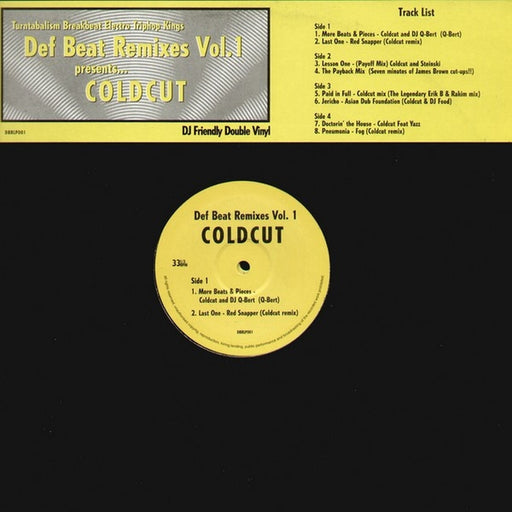 Coldcut – Def Beat Remixes Vol. 1 (LP, Vinyl Record Album)