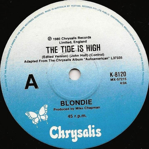 Blondie – The Tide Is High (LP, Vinyl Record Album)