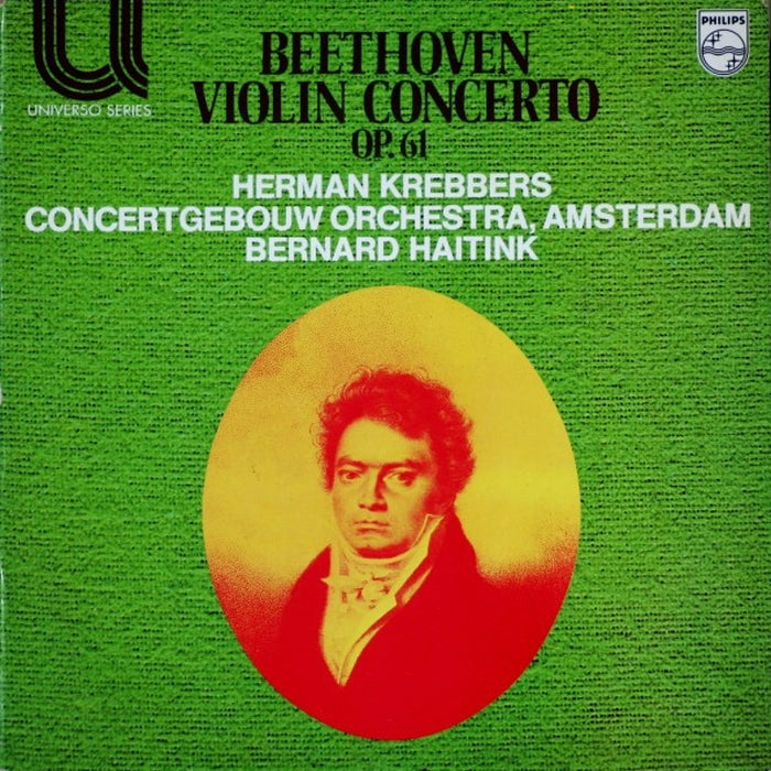 Ludwig van Beethoven, Herman Krebbers, Concertgebouworkest, Bernard Haitink – Violin Concerto Op. 61 (LP, Vinyl Record Album)