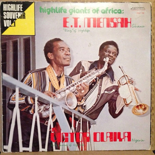 E.T. Mensah, Victor Olaiya & His All Stars – Highlife Giants Of Africa - Highlife Souvenir Vol. 1 (LP, Vinyl Record Album)