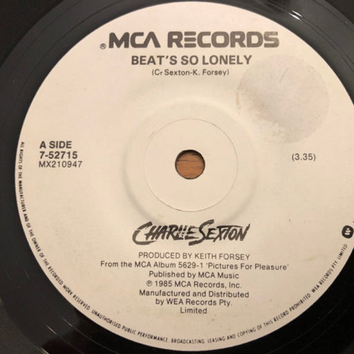 Charlie Sexton – Beat's So Lonely (LP, Vinyl Record Album)