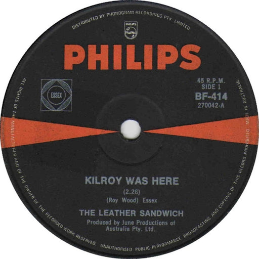 The Leather Sandwich – Kilroy Was Here (LP, Vinyl Record Album)