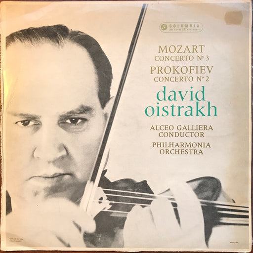 Wolfgang Amadeus Mozart, Sergei Prokofiev, Philharmonia Orchestra, Alceo Galliera, David Oistrach – Concerto No. 3 / Concerto No. 2 (LP, Vinyl Record Album)