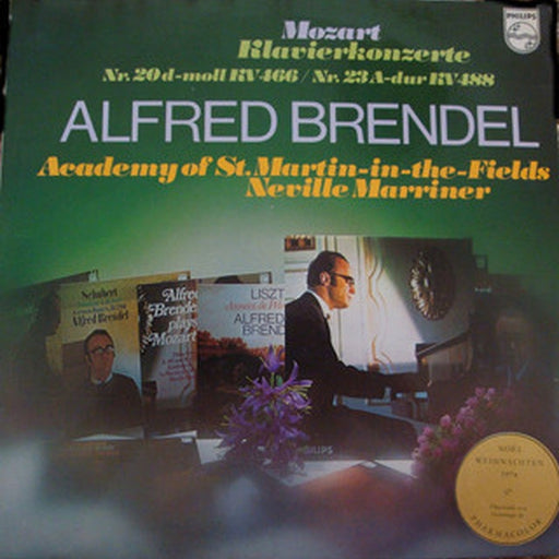 Wolfgang Amadeus Mozart, Alfred Brendel, The Academy Of St. Martin-in-the-Fields, Sir Neville Marriner – Klavierkonzerte Nr. 20 D-moll KV 466 / Nr. 23 A-dur KV 488 (LP, Vinyl Record Album)