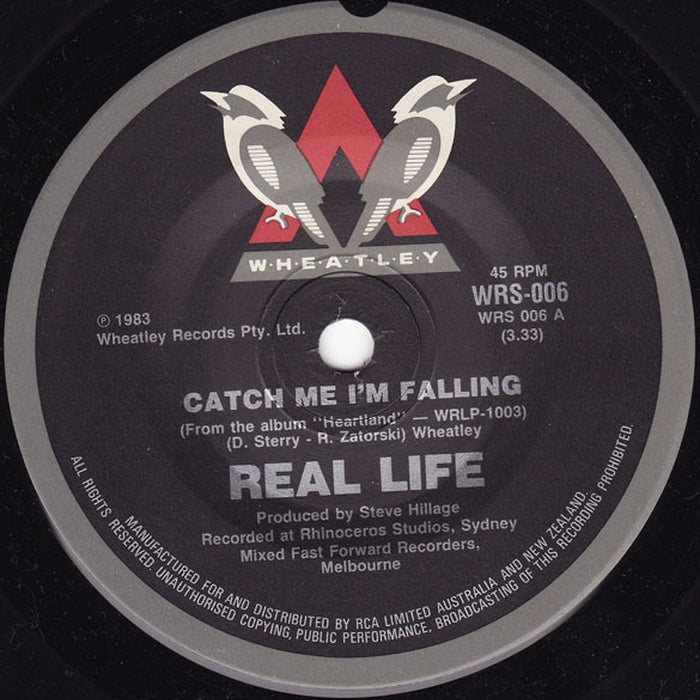 Real Life – Catch Me I'm Falling (LP, Vinyl Record Album)