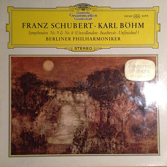 Franz Schubert, Karl Böhm, Berliner Philharmoniker – Symphonien Nr. 5 & Nr. 8 (Unvollendete · Inachevée · Unfinished) (LP, Vinyl Record Album)