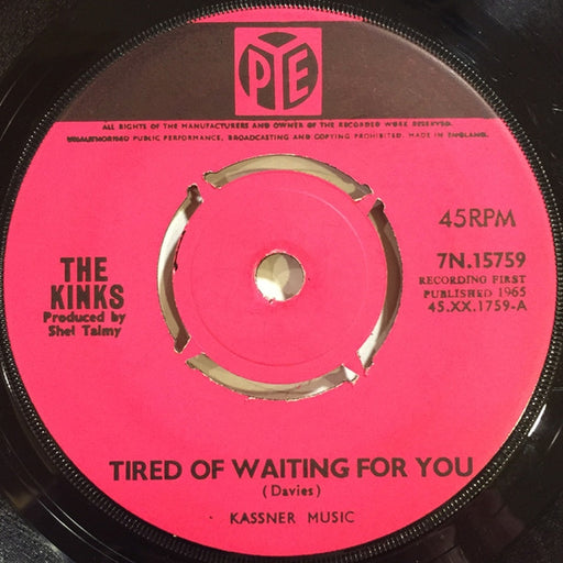 The Kinks – Tired Of Waiting For You (LP, Vinyl Record Album)