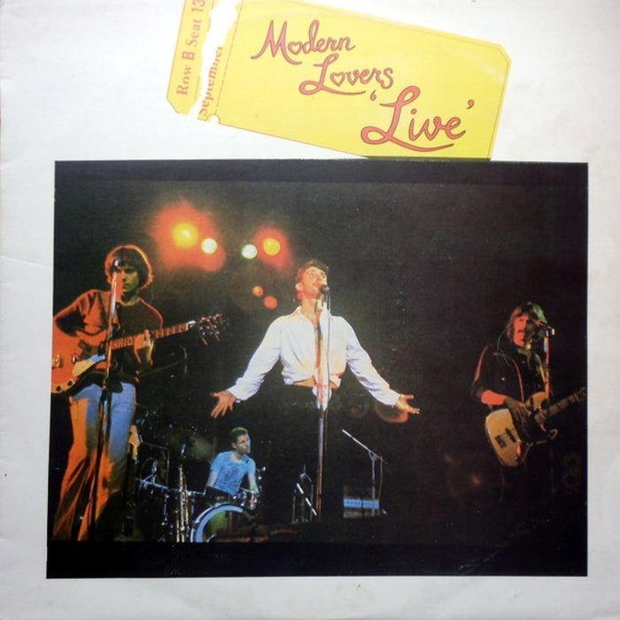 Jonathan Richman & The Modern Lovers – Live (LP, Vinyl Record Album)