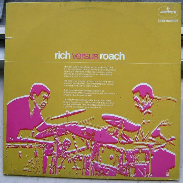 Buddy Rich, Max Roach – Rich Versus Roach (LP, Vinyl Record Album)