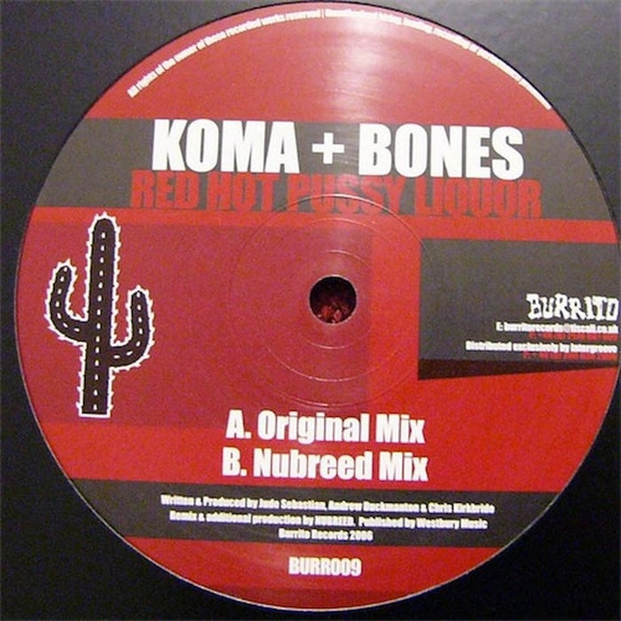 Koma & Bones – Red Hot Pussy Liquor (LP, Vinyl Record Album)