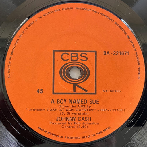 Johnny Cash – A Boy Named Sue (LP, Vinyl Record Album)