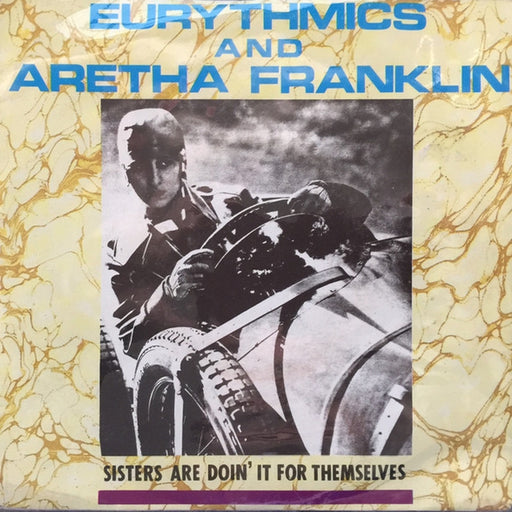 Eurythmics, Aretha Franklin – Sisters Are Doin' It For Themselves (LP, Vinyl Record Album)