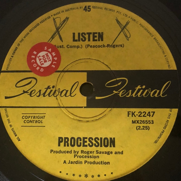 Procession – Listen (LP, Vinyl Record Album)