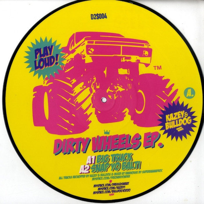 Kazey, Bulldog – Dirty Wheels EP (LP, Vinyl Record Album)