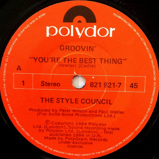 The Style Council – Groovin' (LP, Vinyl Record Album)