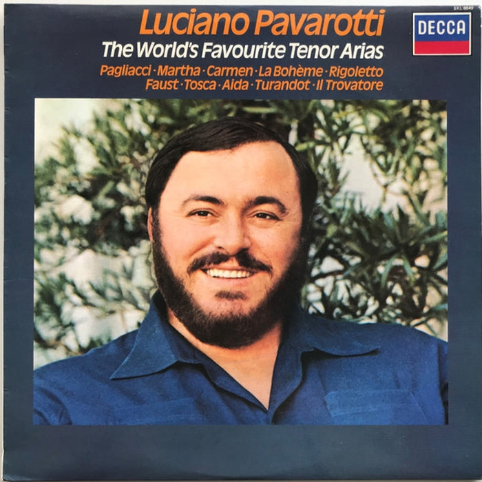 Luciano Pavarotti – The World's Favourite Tenor Arias (LP, Vinyl Record Album)