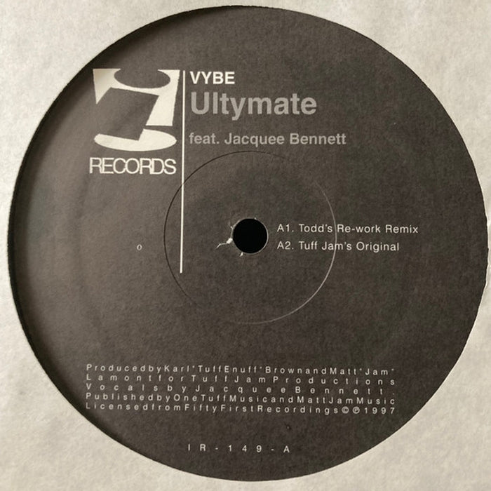 Ultymate, Jacquee Bennett – Vybe (LP, Vinyl Record Album)