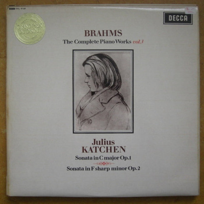 Johannes Brahms, Julius Katchen – The Complete Piano Works Vol. 3 (LP, Vinyl Record Album)