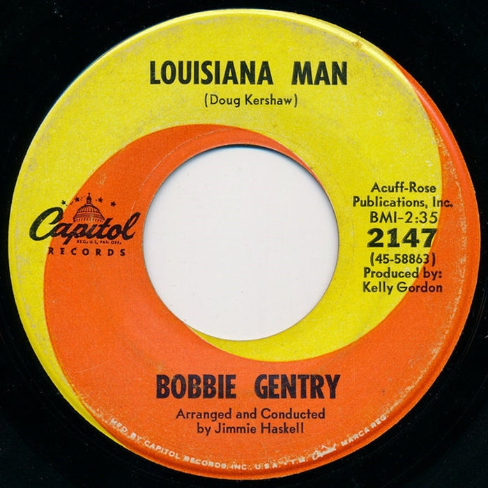 Bobbie Gentry – Louisiana Man / Courtyard (LP, Vinyl Record Album)