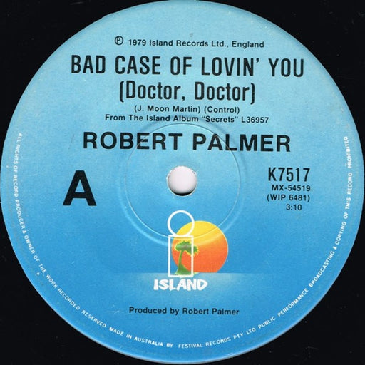 Robert Palmer – Bad Case Of Lovin' You (Doctor, Doctor) (LP, Vinyl Record Album)