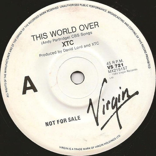 XTC – This World Over (LP, Vinyl Record Album)