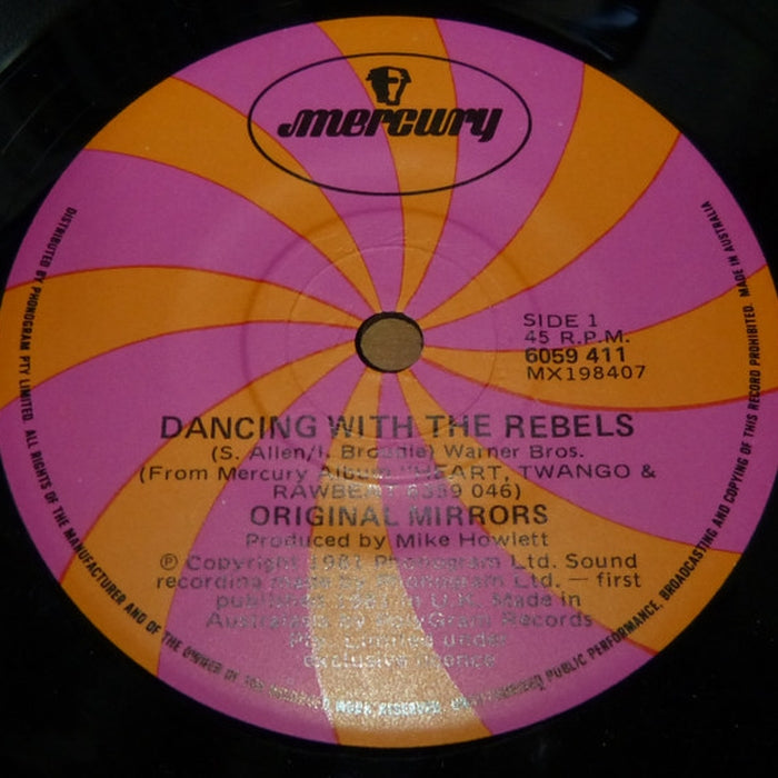 Original Mirrors – Dancing With The Rebels (LP, Vinyl Record Album)