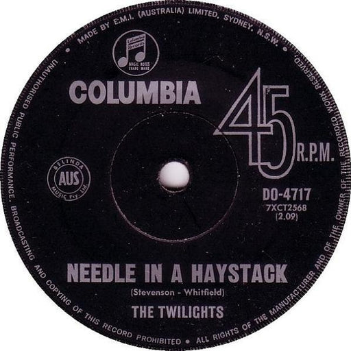 The Twilights – Needle In A Haystack / I Won't Be The Same Without Her (LP, Vinyl Record Album)