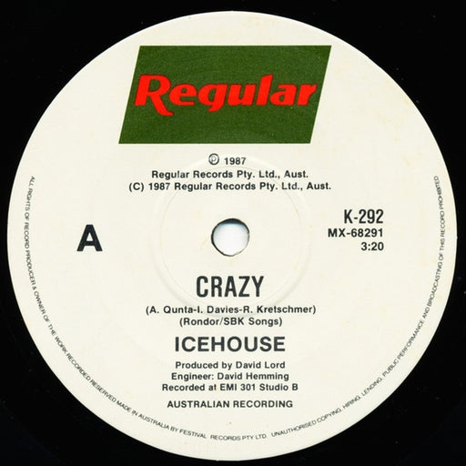 Icehouse – Crazy (LP, Vinyl Record Album)