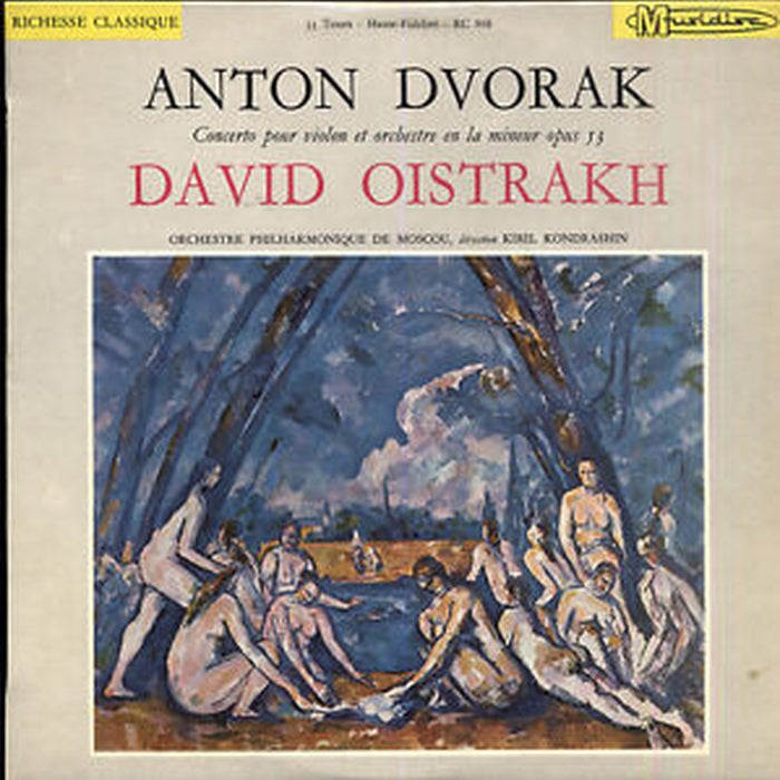 Antonín Dvořák, David Oistrach, Moscow Philharmonic Orchestra, Kiril Kondrashin – Concerto Pour Violon Et Orchestre En La Mineur Opus 53 (LP, Vinyl Record Album)