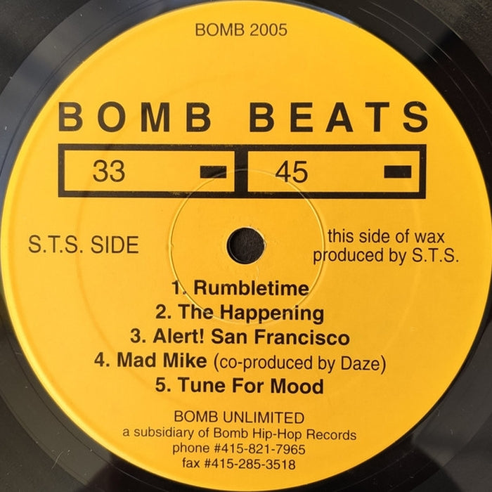 Mr. Dibbs, STS – Bomb Beats (LP, Vinyl Record Album)