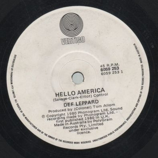 Def Leppard – Hello America (LP, Vinyl Record Album)