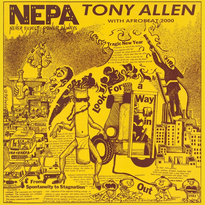 Tony Allen, Afrobeat 2000 – N.E.P.A. (Never Expect Power Always) (LP, Vinyl Record Album)