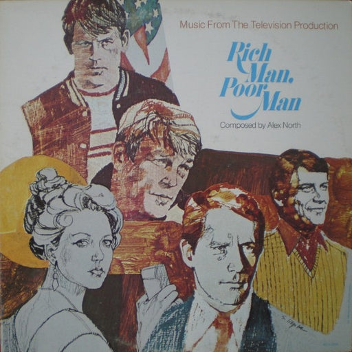 Alex North – Rich Man, Poor Man (Music From The Television Production) (LP, Vinyl Record Album)
