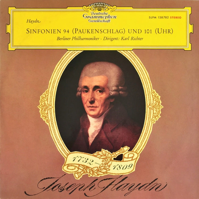 Karl Richter, Berliner Philharmoniker, Joseph Haydn – Sinfonien 94 (Paukenschlag) Und 101 (Uhr) (LP, Vinyl Record Album)