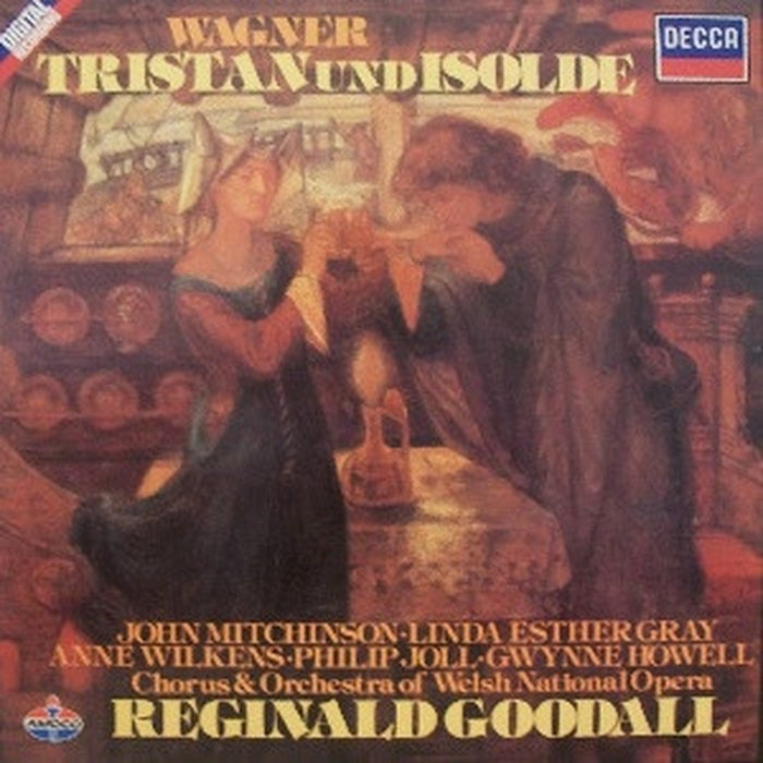 Richard Wagner, John Mitchinson, Linda Esther Gray, Anne Wilkens, Phillip Joll, Gwynne Howell, The Welsh National Opera Orchestra, Welsh National Opera Chorus, Reginald Goodall – Tristan Und Isolde (LP, Vinyl Record Album)