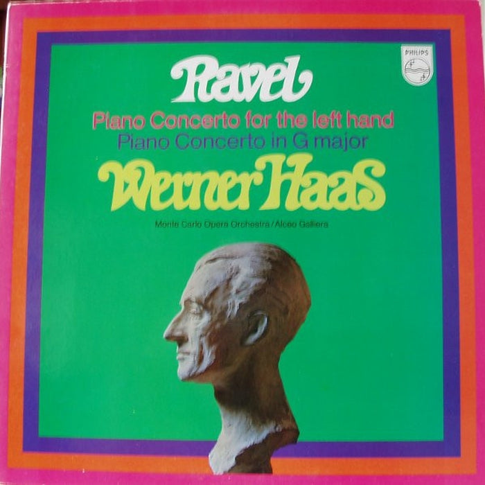 Maurice Ravel, Werner Haas, Orchestre National De L'Opéra De Monte-Carlo, Alceo Galliera – Piano Concertos (LP, Vinyl Record Album)