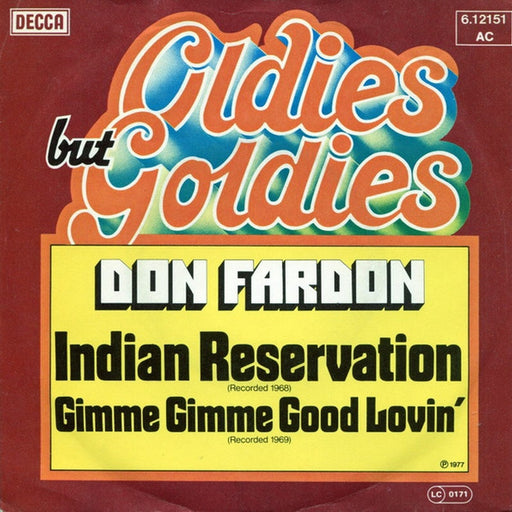 Don Fardon – Indian Reservation / Gimme Gimme Good Loving (LP, Vinyl Record Album)