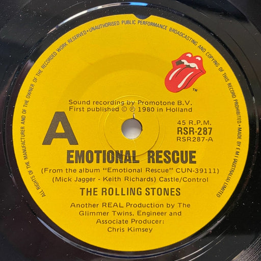 The Rolling Stones – Emotional Rescue (LP, Vinyl Record Album)