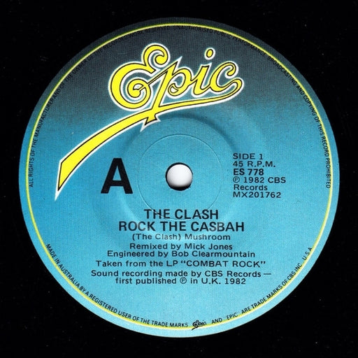 The Clash – Rock The Casbah (LP, Vinyl Record Album)