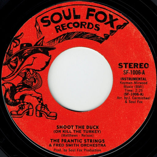 The Frantic Strings, Fred Smith Orchestra, Jackie Lee – Shoot The Duck (Or Kill The Turkey) / The Shootgun & The Duck (LP, Vinyl Record Album)