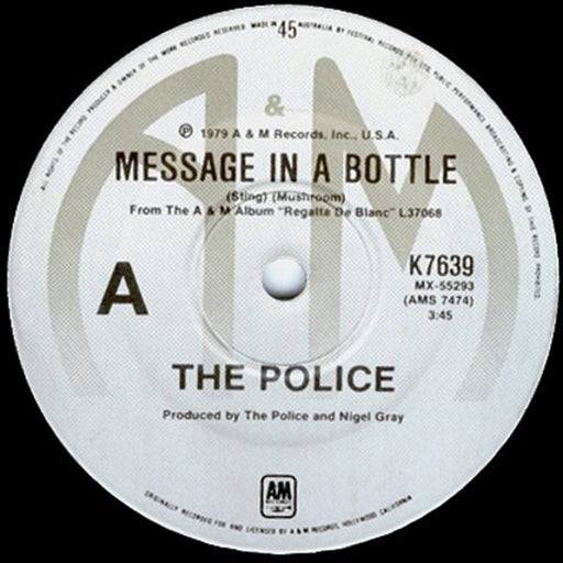 The Police – Message In A Bottle (LP, Vinyl Record Album)