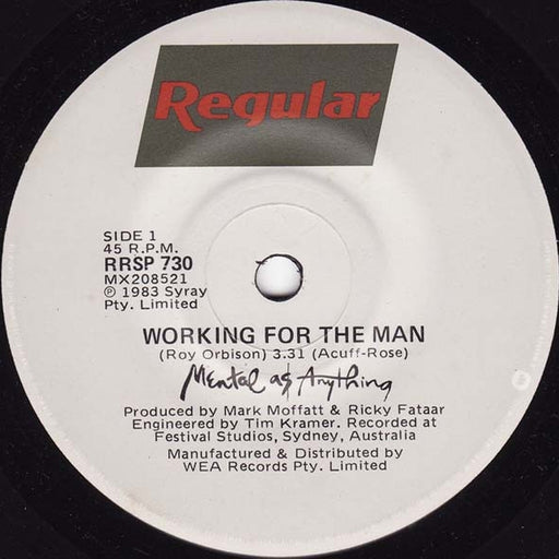 Mental As Anything – Working For The Man (LP, Vinyl Record Album)