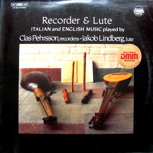 Clas Pehrsson, Jakob Lindberg – Italian And English Music For Recorder And Lute (LP, Vinyl Record Album)