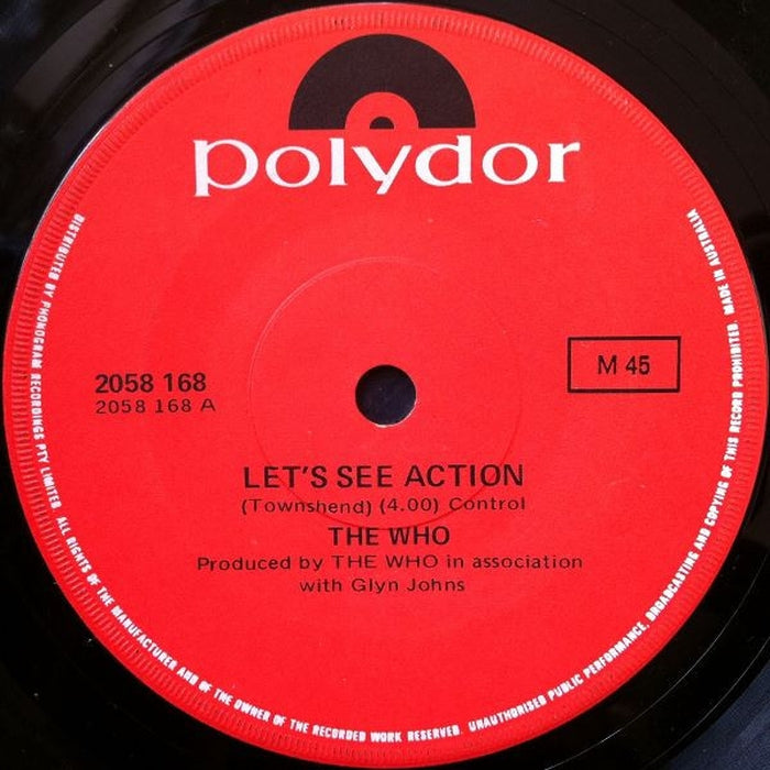 The Who – Let's See Action (LP, Vinyl Record Album)