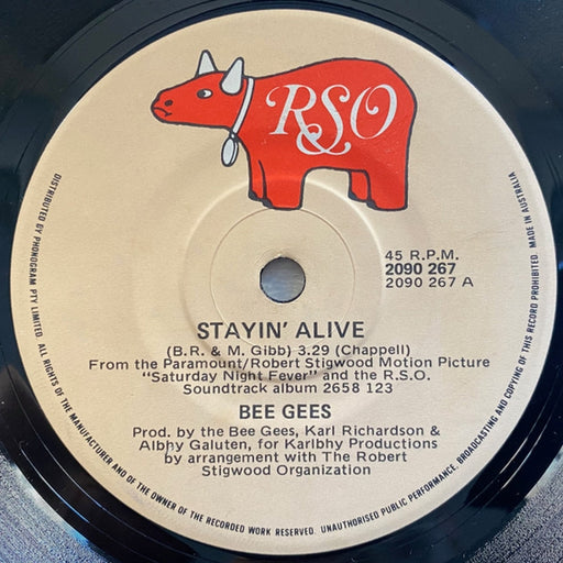 Bee Gees – Stayin' Alive (LP, Vinyl Record Album)